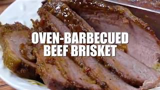 Oven Barbecued Beef Brisket [upl. by Ahsema263]