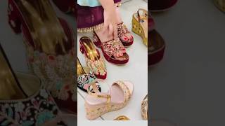 Collection 🔥👌of bridal style sandel l👠 heelscollection fashion sandals trending viral ytshorts [upl. by Suivatco]