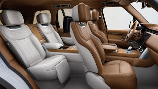 2022 Range Rover  Interior Design Details [upl. by Neeuq919]