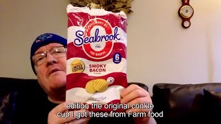 SEABROOK CRISPS SMOKEY BACON 🥓 FLAVOUR REVIEW [upl. by Anitsirk]