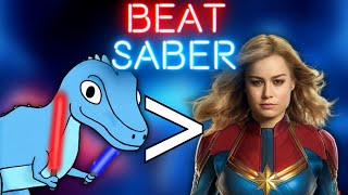 Am I Better at BEAT SABER than Brie Larson [upl. by Busiek]