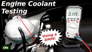 How To Test Engine CoolantAntifreeze Using a DMM [upl. by Anaxor]