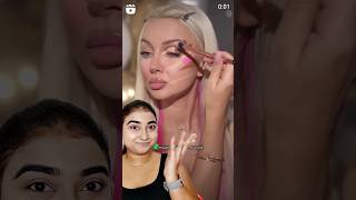 Viral Face Lifted Contouring Hack viral hack shorts youtubeshorts hack viralvideo [upl. by Nylaj642]