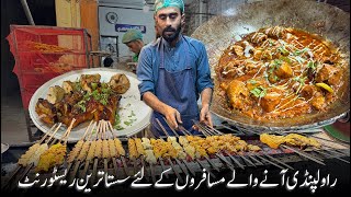 The Best BBQ Restaurant For Visitors In Rawalpindi Street Food  Chicken Karahi [upl. by Araht]