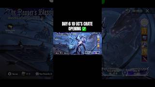 DAY6 10 UC CRATE OPENING ✅shorts bgmi pubg crateopenig [upl. by Atlas]