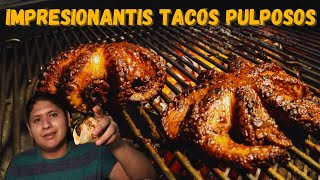 Como Hacer un PULPO ADOBADO a la PARRILLA  TIPS para COCER un PULPO y Limpiarlo  LOS ALQUIMISTAS [upl. by Adnoraj]