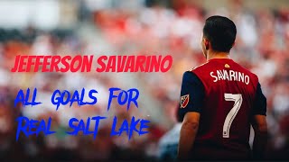 All of Jefferson Savarino’s goals for Real Salt Lake [upl. by Hairahs]