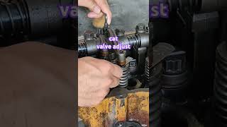 cat engine valve adjust shortsvideo automobile youtubeshorts car ofw diy [upl. by Anertac391]