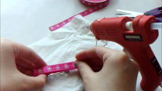 How to Make Accessories Ribbon Bow Barrette [upl. by Cara]