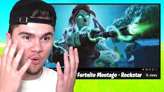 REACTING to my fans FORTNITE MONTAGES part 2 [upl. by Ennaxor]