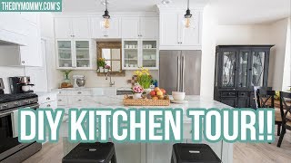 Budget Friendly Kitchen Tour at Moms Lake House [upl. by Akiwak]