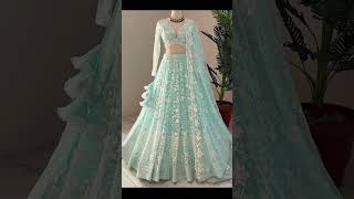 Latest Crop Top Lehenga Design Ideas fashion wedding lehenga shorts [upl. by Cerell]