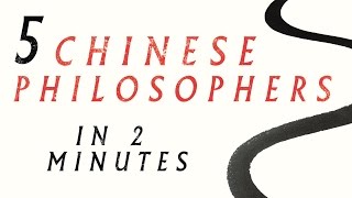 5 Chinese Philosophers in 2 Minutes [upl. by Lallage]