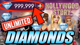 Hollywood Story Hack Get Unlimited Free Diamonds [upl. by Adnaugal28]