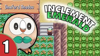 Starting A New Rom Hack  Inclement Emerald Hardcore Nuzlocke [upl. by Grimona]