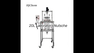 20L Laboratory Nutsche Filter  Nanjing HjChem Equipment Company [upl. by Virgy]