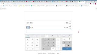 Percent of a Number Using Desmos Graphing Calculator [upl. by Lurie]