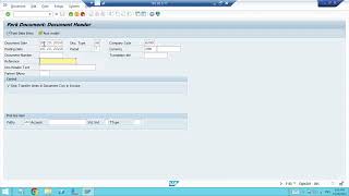 F65 General Document Parking in SAP [upl. by Yadrahs]