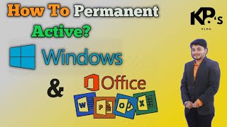 How to Permanent Activate windows and Office [upl. by Ahilam]