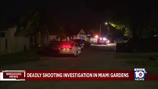 Police investigating after man dies in Miami Gardens shooting [upl. by Aeuhsoj211]