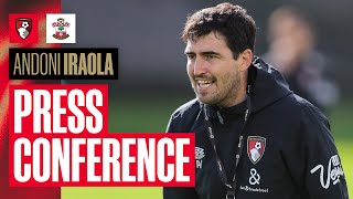 Press conference Andoni previews Southampton speaking on their playing style and his touchline ban [upl. by Friedland]