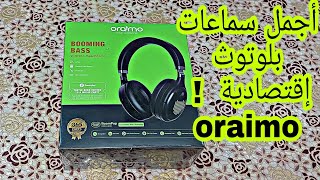 unboxing Wireless Headphone oraimo booming Bass oraimo casque bluetoothspeaker [upl. by Eissolf]