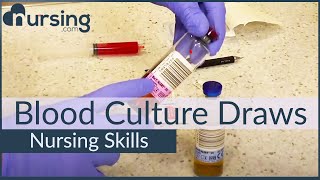 Blood Culture Draws Top Priorities Nursing Skills [upl. by Evetta]