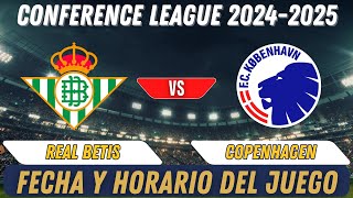 Conference League Real Betis vs Copenhagen [upl. by Craddock]