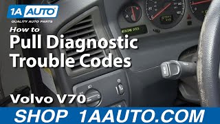 How to Pull Up Volvo Diagnostic Trouble Codes [upl. by Schmitt]