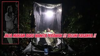 SOLO CAMPING DENGAN KELAMBU DIPEMAKAMAN HUTANJAGA MAYIT PENASARAN [upl. by Repsag]