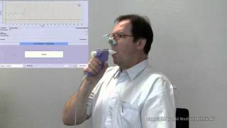 NDD EasyonPC Spirometer  SVC Slow vital capacity test [upl. by Mcdowell]