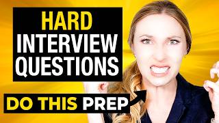 9 Tough Interview Questions and the BEST Answers [upl. by Robi]