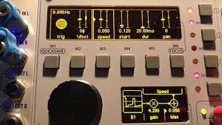 Orthogonal Devices ER301 Sound Computer Manual Grains with Clocked Delay [upl. by Shatzer]