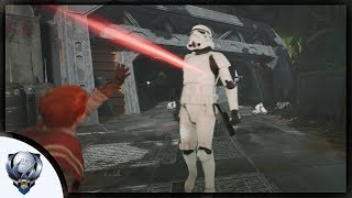 Star Wars Jedi Fallen Order  What Goes Around Defeat an enemy with their own Slowed blaster bolt [upl. by Casandra673]