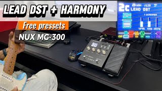 NUX MG300 LEAD DST  HARMONY  Free pressets [upl. by Marchal166]