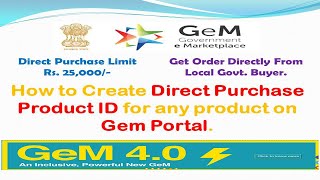 How to Create Direct Purchase Product ID for any product on Gem Portal Simple Steps amp Live Demo [upl. by Danette320]