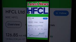 Hfcl share target price hfcl share latest news hfcl share analytics hfcl stock hfcl HFCL HFCLLtd [upl. by Aleacem]