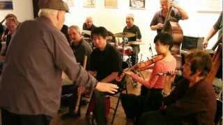 Karl Bergers Improvisers Orchestra at El Taller NYC  Sep 20 2012 [upl. by Echo483]