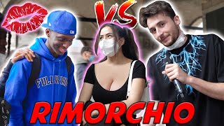 Nero VS Bianco  GARA di RIMORCHIO a Milano IL RITORNO ● Chi rimorchia più ragazze [upl. by Remark]