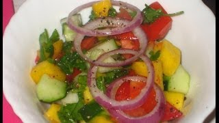 Simple Mango Salad Recipe Guide [upl. by Leihcey]