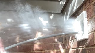 YUCK CLOGGED DRYER VENT Cleaning DIY Surprise almetaldryervent Complete Vent Cleaning [upl. by Eerol]