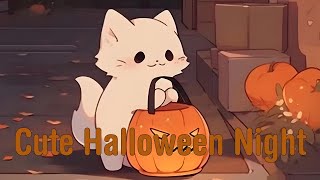 Cute Halloween Night Vibes  Relaxing lofi music for study and work [upl. by Apps]