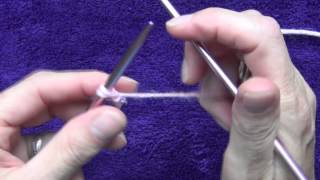 How to Knit  Casting on with 2 Needles [upl. by Jarvey]