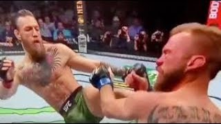 McGregor Dominates Cowboy 40 ssec TKO [upl. by Rayham662]