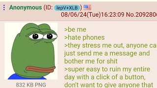 Anon HATES Phones  4chan greentext [upl. by Mccullough381]