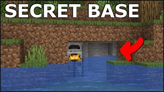 EPIC UNDERWATER BASE WITH SECRET ENTRANCE MINECRAFT [upl. by Eberhart624]