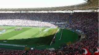 SIX NATIONS ITALIASCOZIA 17032012 INNO NAZIONALE ITALIANO STADIO OLIMPICO ROMA [upl. by Ibby768]