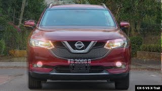 Mazda CX5 vs Nissan XTrail  Comparison series [upl. by Bond]