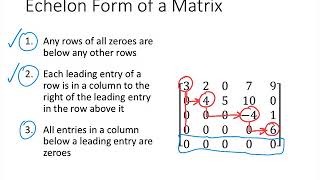 Linear Algebra  Lecture 3  Echelon Form [upl. by Atinauj]