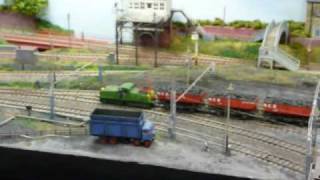 TrainWest 2008 Model Railway Layout  Harton Gill [upl. by Suoivatnom]